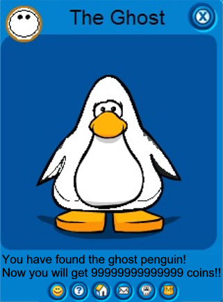 I found the ghost penguin! Did you?